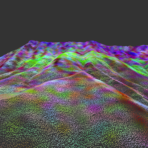 3D Franklin Mountains LIDAR Section 9 by Reuben Reyes