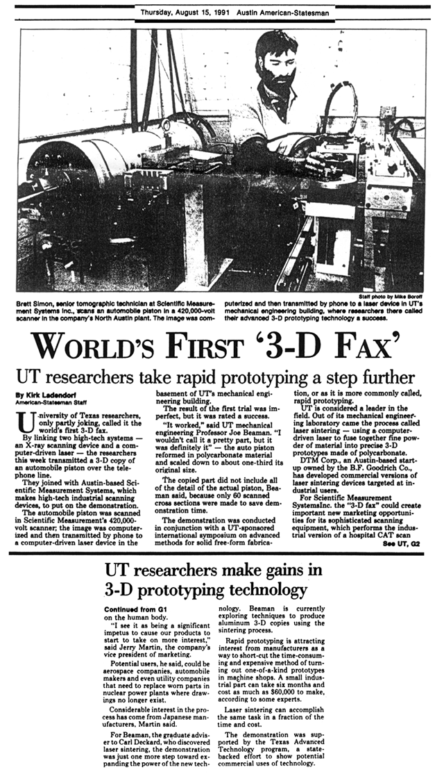 3D FAX at SMS